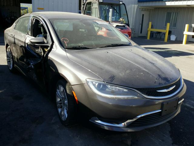 1C3CCCABXFN553972 - 2015 CHRYSLER 200 LIMITE GRAY photo 1