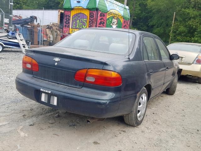 1Y1SK5286XZ444858 - 1999 CHEVROLET GEO PRIZM მწვანე ფოტო 4