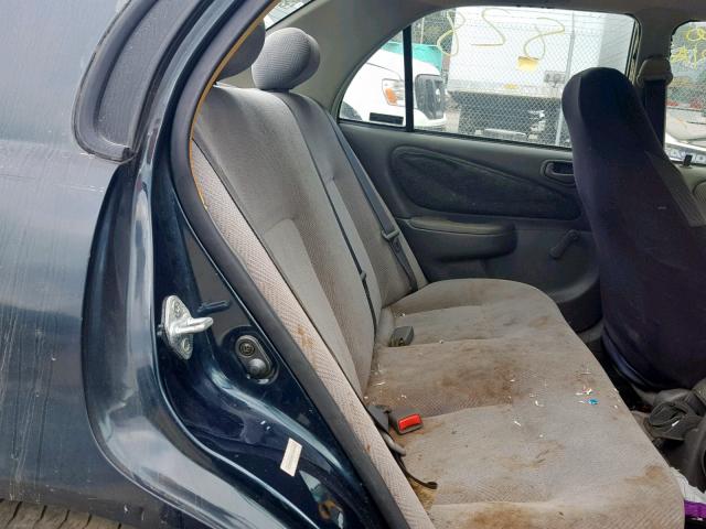 1Y1SK5286XZ444858 - 1999 CHEVROLET GEO PRIZM მწვანე ფოტო 6