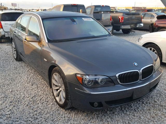 WBAHN83587DT70736 - 2007 BMW 750 GRAY photo 1