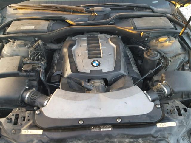 WBAHN83587DT70736 - 2007 BMW 750 GRAY photo 7