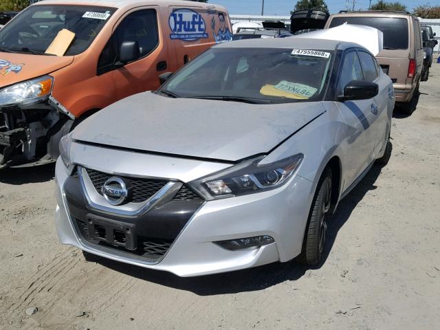 1N4AA6AP3GC432113 - 2016 NISSAN MAXIMA 3.5 SILVER photo 2