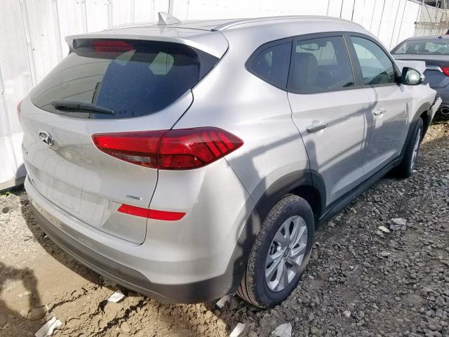 KM8J3CA45KU874429 - 2019 HYUNDAI TUCSON LIM SILVER photo 4