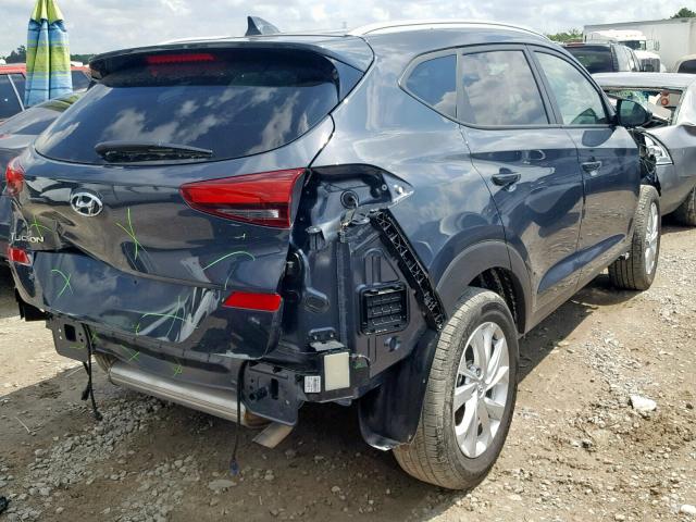 KM8J33A4XKU941123 - 2019 HYUNDAI TUCSON LIM BLUE photo 4