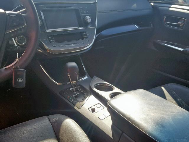 4T1BK1EB9JU288366 - 2018 TOYOTA AVALON XLE BLACK photo 9