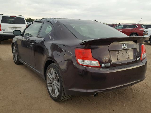 JTKJF5C72B3022519 - 2011 TOYOTA SCION TC იასამნისფერი ფოტო 3