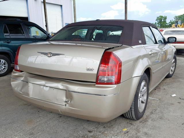 2C3KA53G66H339267 - 2006 CHRYSLER 300 TOURIN GOLD photo 4