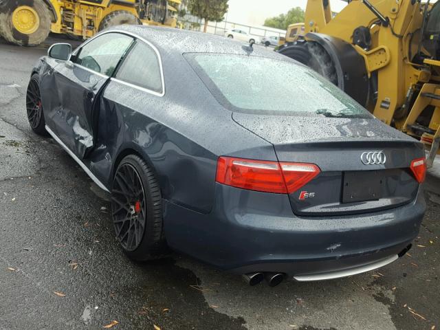 WAURV78T88A029331 - 2008 AUDI S5 QUATTRO GRAY photo 3