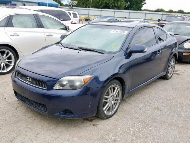 JTKDE177270201784 - 2007 TOYOTA SCION TC ლურჯი ფოტო 2