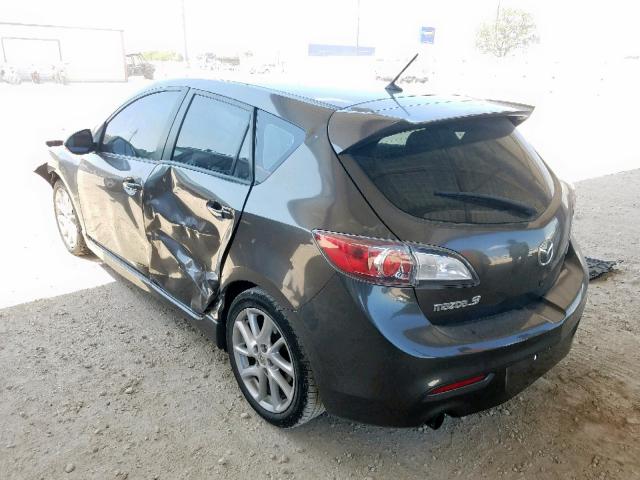 JM1BL1L57C1502435 - 2012 MAZDA 3 S GRAY photo 3