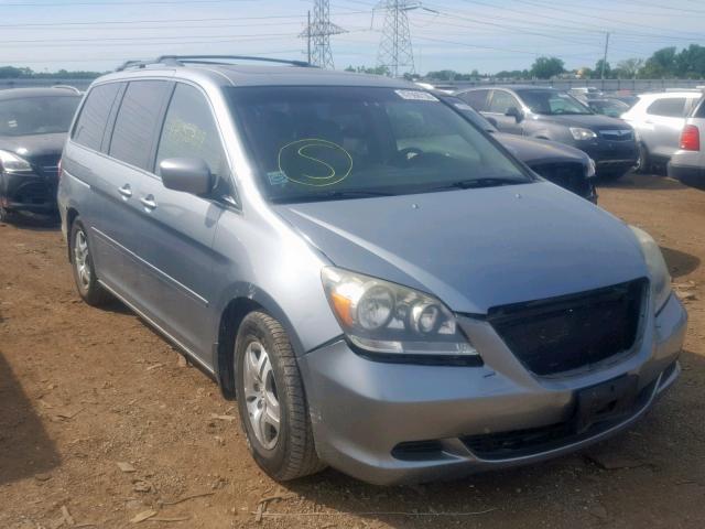 5FNRL38695B117772 - 2005 HONDA ODYSSEY EX BLUE photo 1