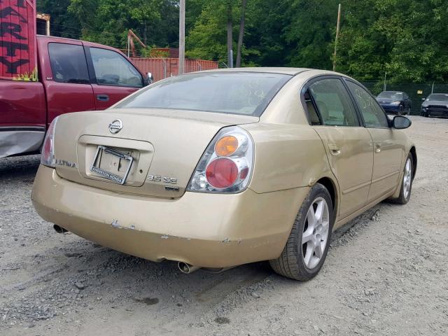 1N4BL11E02C104432 - 2002 NISSAN ALTIMA SE GOLD photo 4