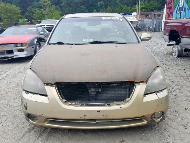 1N4BL11E02C104432 - 2002 NISSAN ALTIMA SE GOLD photo 9