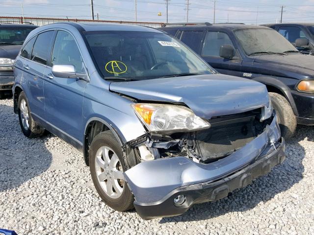 JHLRE38757C068883 - 2007 HONDA CR-V EXL BLUE photo 1