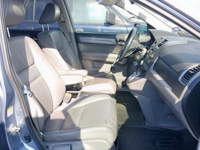 JHLRE38757C068883 - 2007 HONDA CR-V EXL BLUE photo 5