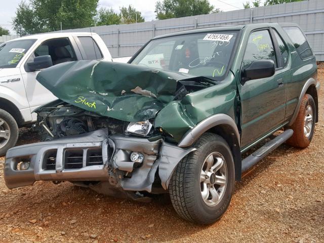 4S2CK57W824313103 - 2002 ISUZU RODEO SPOR GREEN photo 2