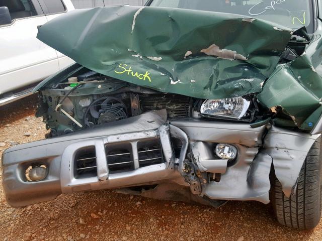 4S2CK57W824313103 - 2002 ISUZU RODEO SPOR GREEN photo 9