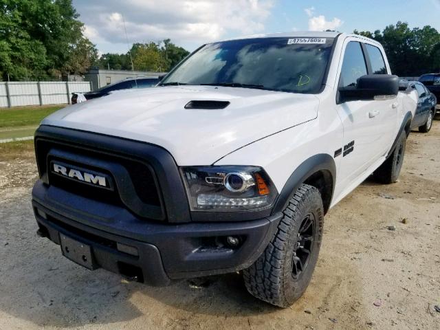 1C6RR6YT4JS195063 - 2018 RAM 1500 REBEL WHITE photo 2