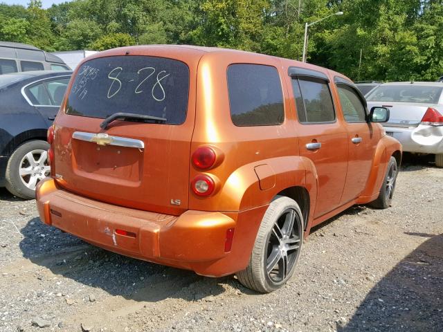 3GNDA13D56S506371 - 2006 CHEVROLET HHR LS ORANGE photo 4