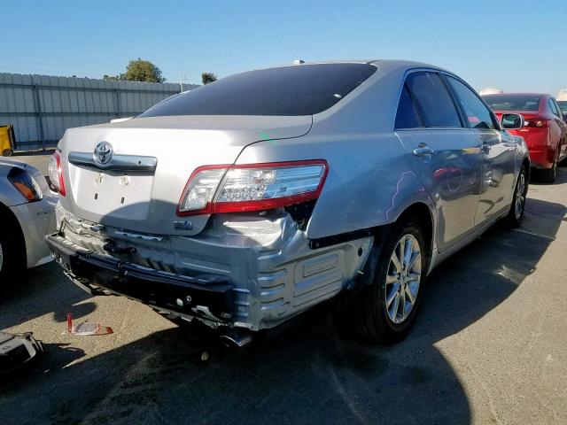 4T1BB3EK8AU115451 - 2010 TOYOTA CAMRY HYBR SILVER photo 4