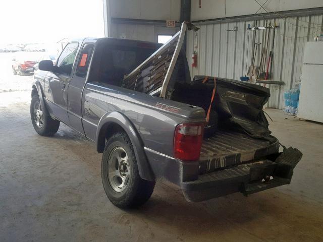 1FTYR14U15PA46382 - 2005 FORD RANGER SUP GRAY photo 3