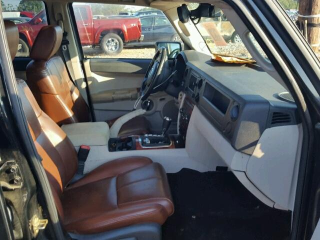 1J8HG58N56C352101 - 2006 JEEP COMMANDER BLACK photo 5