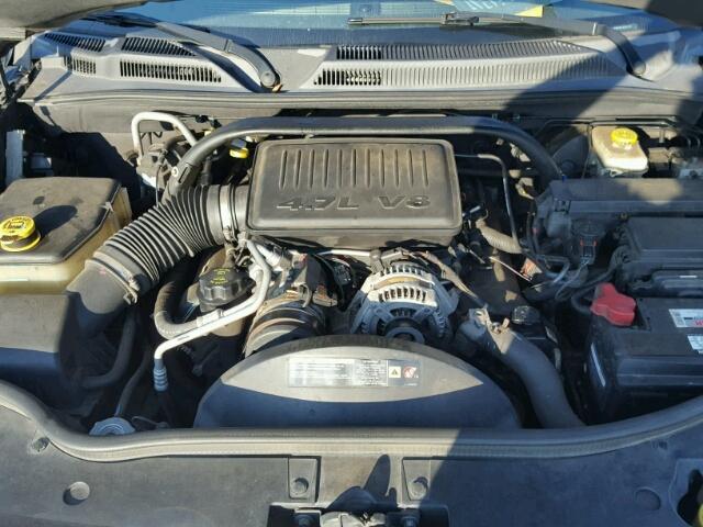 1J8HG58N56C352101 - 2006 JEEP COMMANDER BLACK photo 7