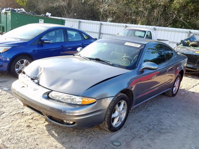 1G3NL12E44C183919 - 2004 OLDSMOBILE ALERO GL GRAY photo 2