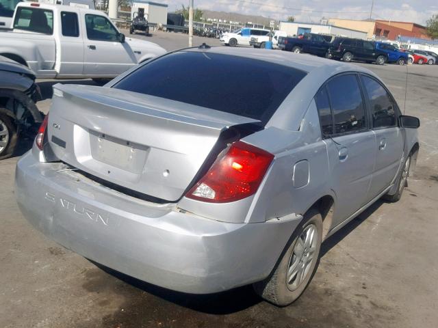 1G8AL52F94Z150310 - 2004 SATURN ION LEVEL SILVER photo 4