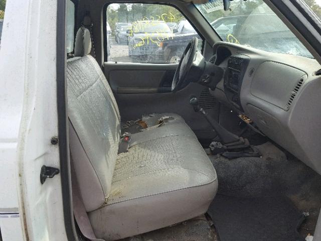 1FTCR10A1TTA14543 - 1996 FORD RANGER WHITE photo 5