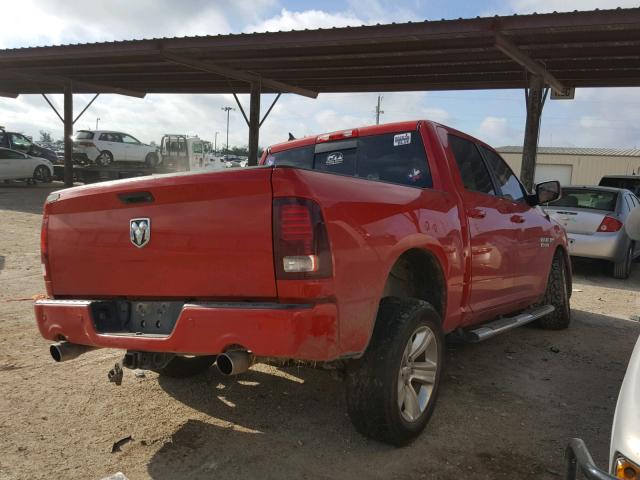 1C6RR6MT5FS516931 - 2015 RAM 1500 SPORT RED photo 4