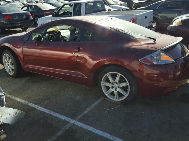 4A3AK24F37E036722 - 2007 MITSUBISHI ECLIPSE GS BURGUNDY photo 9