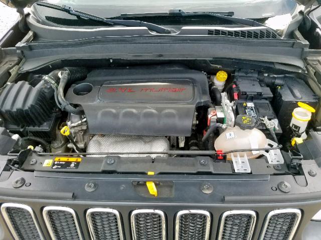 ZACCJAAT4GPD09984 - 2016 JEEP RENEGADE S ნაცრისფერი ფოტო 7