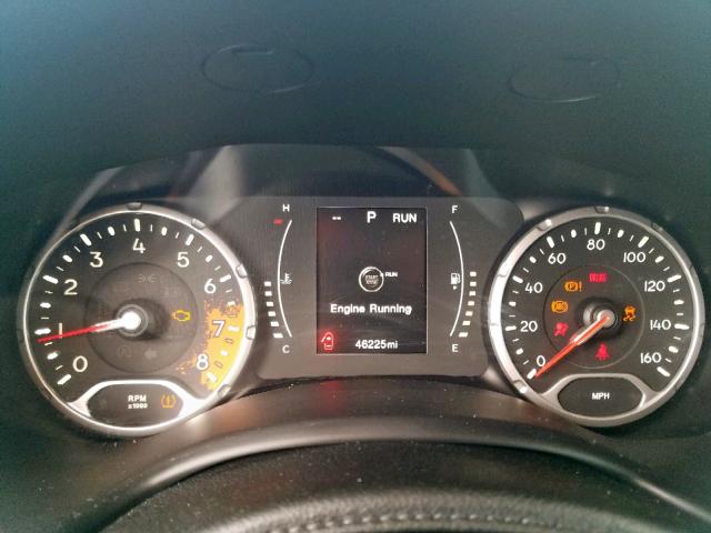 ZACCJAAT4GPD09984 - 2016 JEEP RENEGADE S ნაცრისფერი ფოტო 8