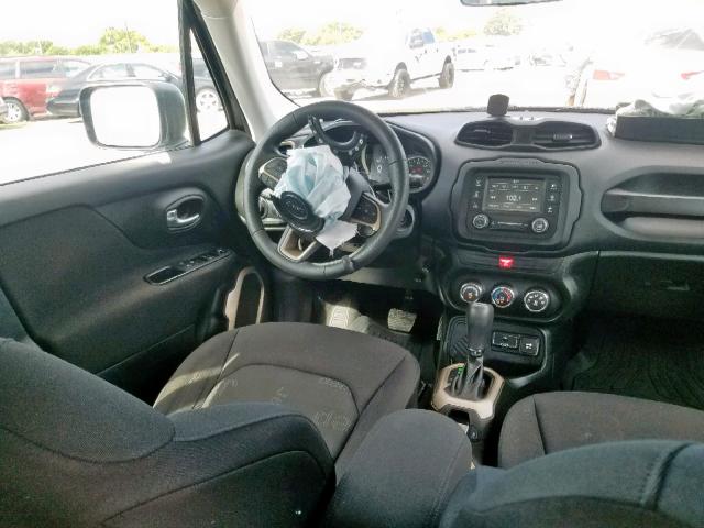 ZACCJAAT4GPD09984 - 2016 JEEP RENEGADE S ნაცრისფერი ფოტო 9