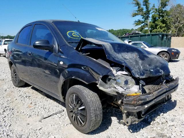 KL1TD56656B551264 - 2006 CHEVROLET AVEO BASE შავი ფოტო 1