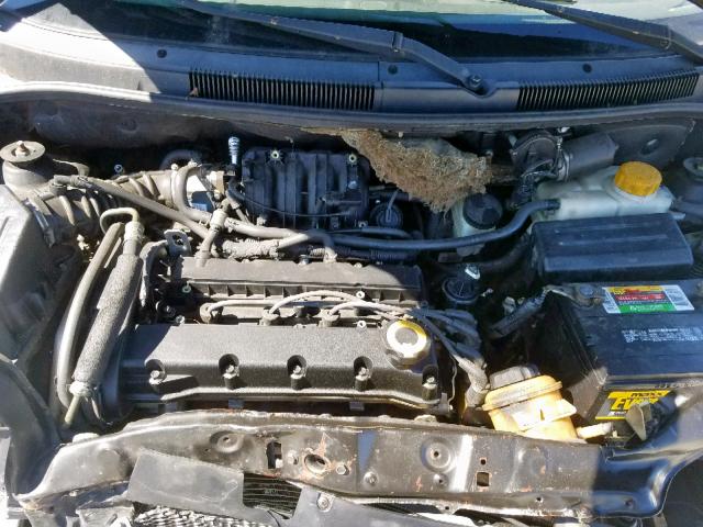 KL1TD56656B551264 - 2006 CHEVROLET AVEO BASE შავი ფოტო 7