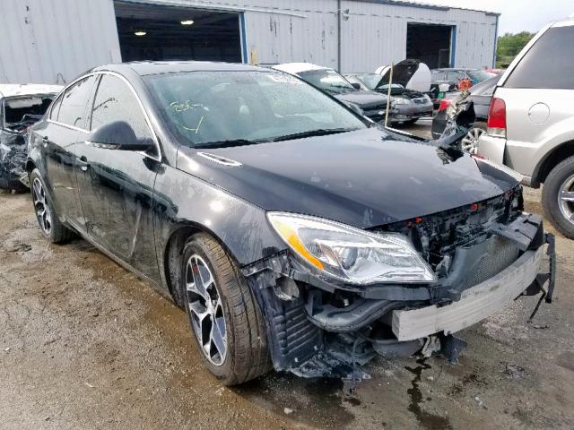 2G4GL5EX0H9183387 - 2017 BUICK REGAL SPOR BLACK photo 1