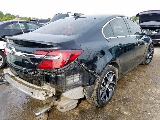 2G4GL5EX0H9183387 - 2017 BUICK REGAL SPOR BLACK photo 4