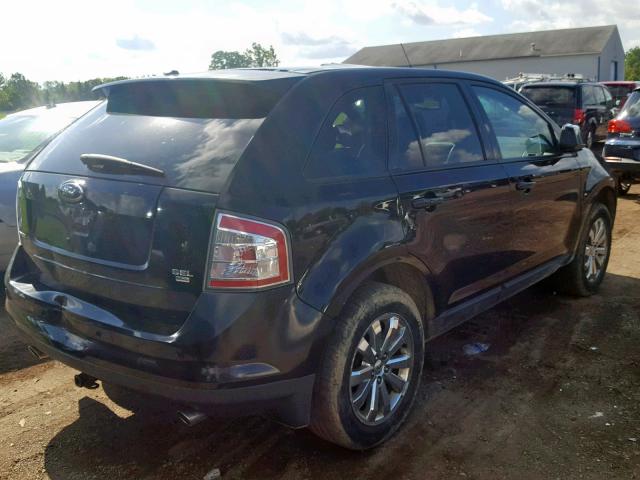 2FMDK49C77BB34654 - 2007 FORD EDGE SEL P BLACK photo 4