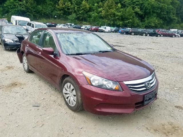 1HGCP2F39CA213308 - 2012 HONDA ACCORD LX RED photo 1