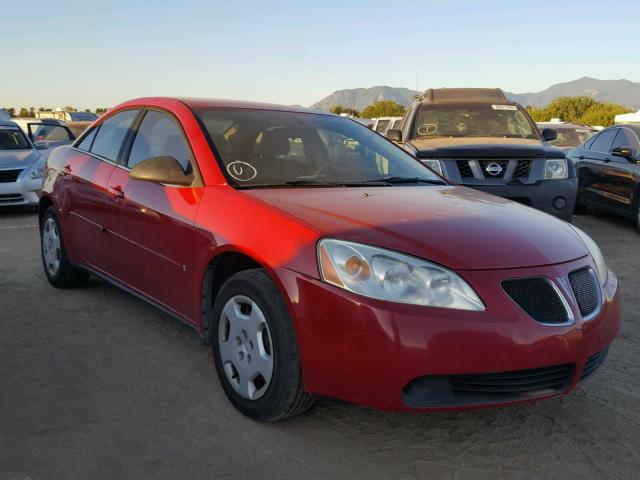 1G2ZF55B964271755 - 2006 PONTIAC G6 SE RED photo 1