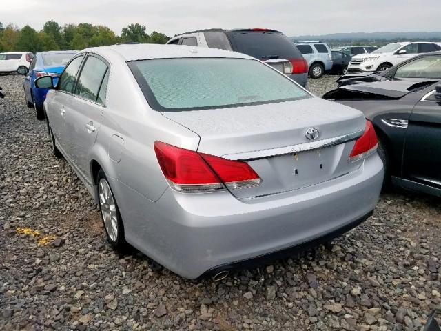 4T1BK3DB4BU381066 - 2011 TOYOTA AVALON BAS SILVER photo 3