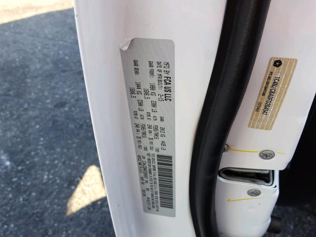 1C4NJCBA0FD284547 - 2015 JEEP COMPASS SP თეთრი ფოტო 10