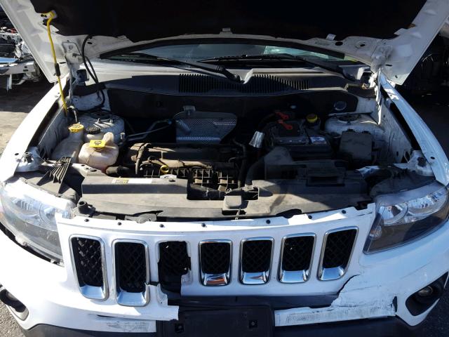 1C4NJCBA0FD284547 - 2015 JEEP COMPASS SP WHITE photo 7