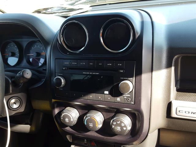 1C4NJCBA0FD284547 - 2015 JEEP COMPASS SP თეთრი ფოტო 9