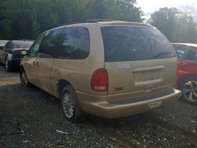 1C4GP54L2XB528388 - 1999 CHRYSLER TOWN & COU GOLD photo 3