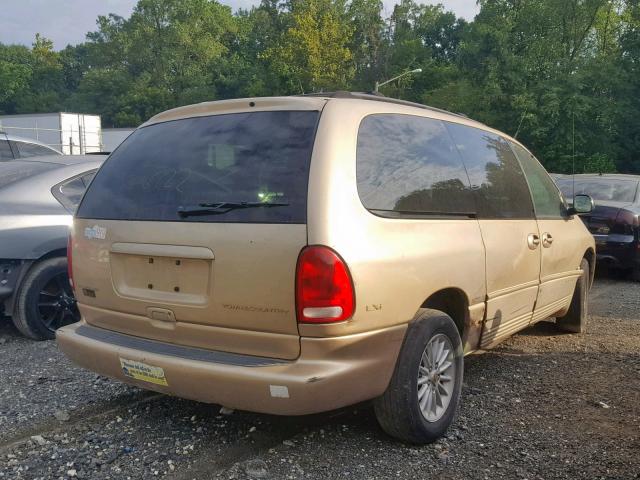 1C4GP54L2XB528388 - 1999 CHRYSLER TOWN & COU GOLD photo 4