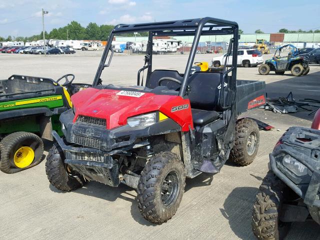 3NSRMA507KE738736 - 2019 POLARIS RANGER 500 RED photo 2