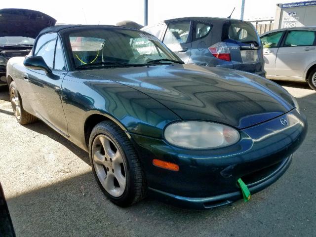 JM1NB3530X0127698 - 1999 MAZDA MX-5 MIATA GREEN photo 1